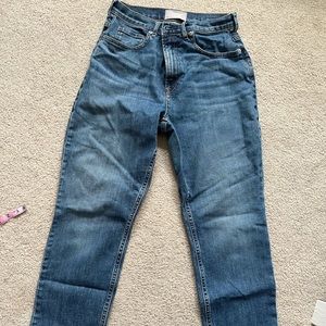 Everlane High Rise Straight Jean 29 Ankle